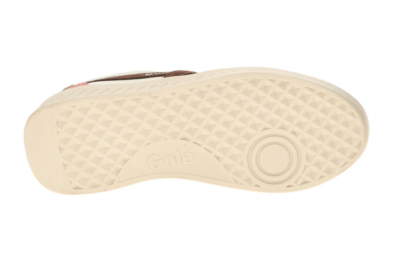 Gola Grandslam Trident Schuhe Sneakers weiß braun CLA415