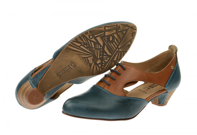 Pikolinos Elba Schuhe grün braun W4B-4510 petrol