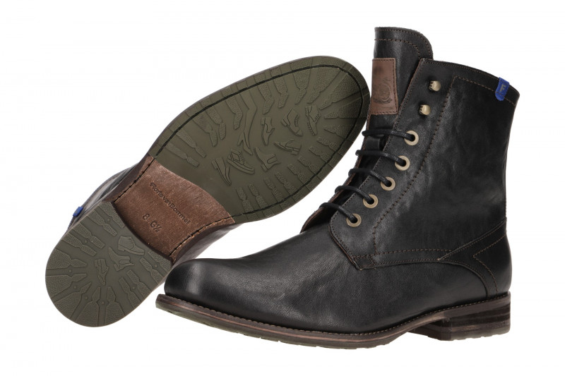 Floris van Bommel FERRI Stiefel schwarz Lamm-Warmfutter 80011