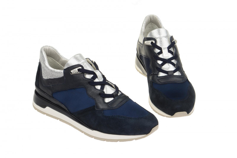Geox Shahira Schuhe blau silber D62N1B