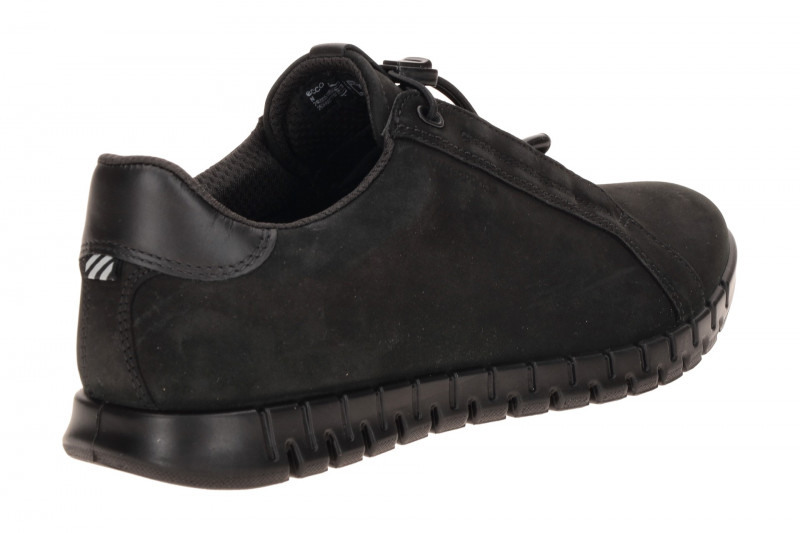 Ecco Gruuv Lite Slipper Schuhe schwarz Gummizug Waterproof 246333