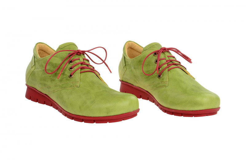 Think Menscha Schuhe grün rot
