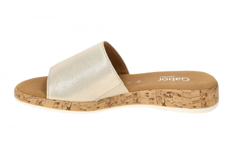 Gabor Glamour Pantolette silber grau metallic 82.730.13