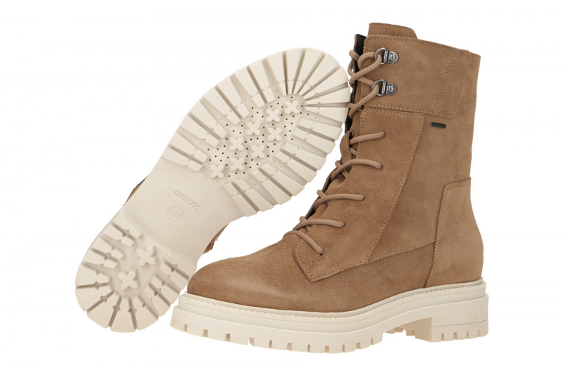 Geox IRIDEA Stiefel hellbraun sand Amphibiox D26D0C