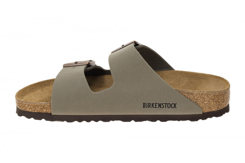 Birkenstock Arizona Pantolette grau stone SCHMAL 151213