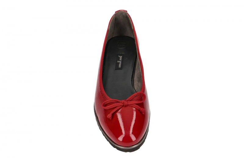 Paul Green Ballerinas rot Lack 2698