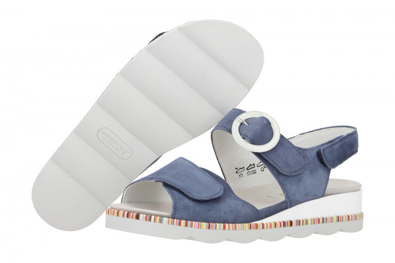 Waldläufer Nelly Sandale blau jeans 650002