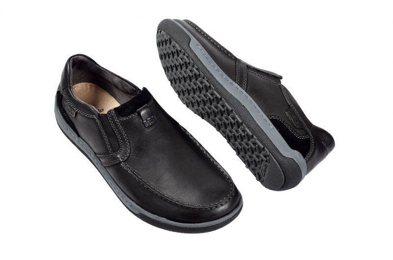 Clarks Schuhe Reeder Step in schwarz Slipper 20356947