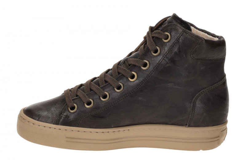 Paul Green 4024 Mid-Sneaker Schuhe dunkelbraun moro