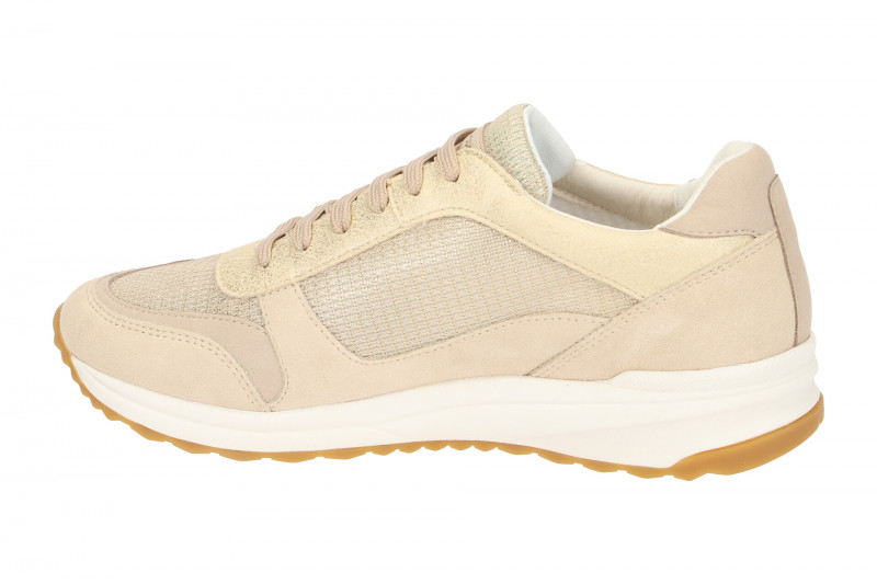 Geox Airell Schuhe beige gold metallic