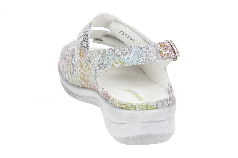 Waldläufer Merle Sandale offwhite floral M-Weite