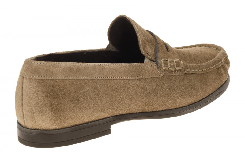 Paul Green Schuhe Slipper taupe braun Loafer 1228
