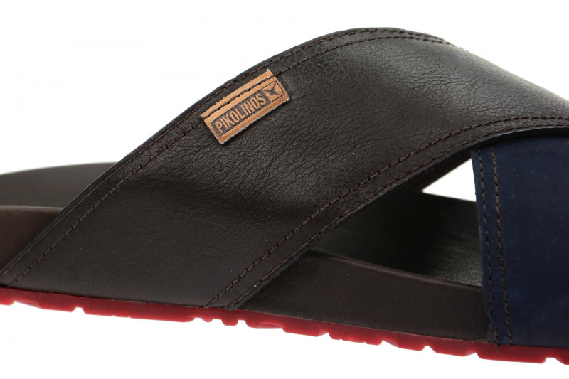 Pikolinos Phuket Pantolette blau braun M1A-0003N