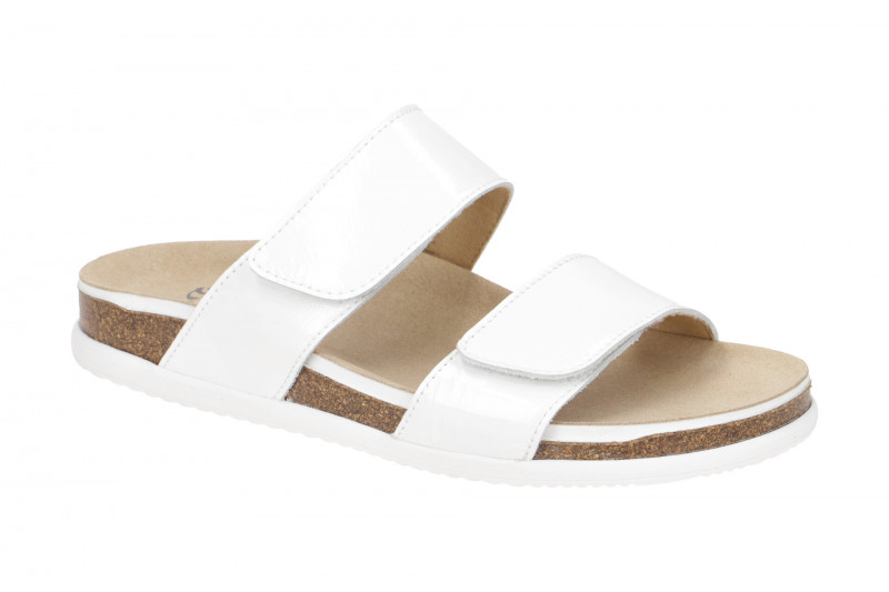 ara Sylt Pantolette weiß Lack 12-38104