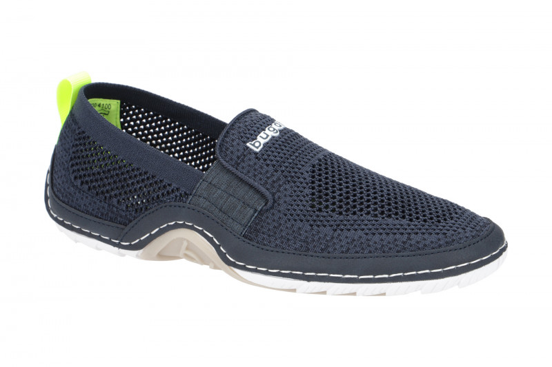bugatti Quetzal Schuhe Slipper dunkelblau