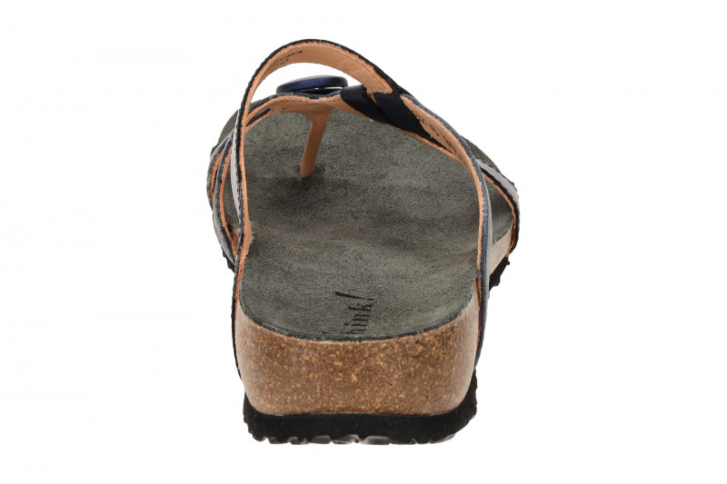 Think Julia Pantolette blau navy Zehentrenner
