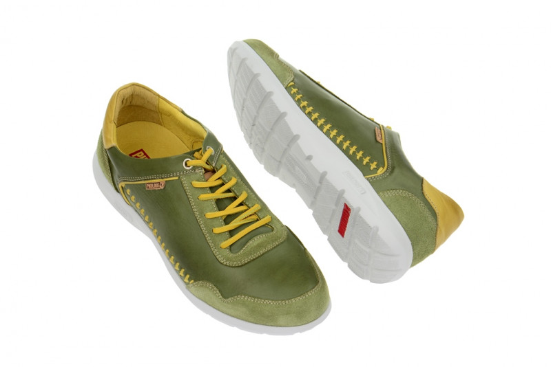 Pikolinos Sydney - Herren Sneaker - olive grün gelb