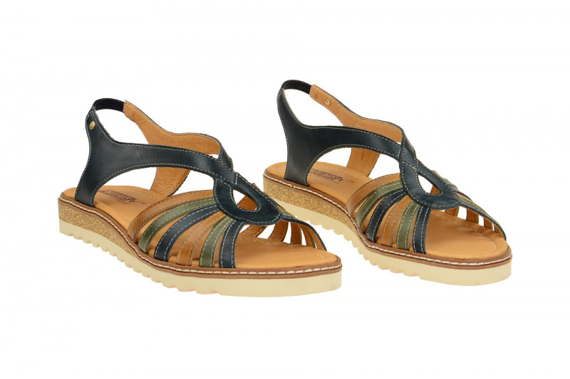 Pikolinos Sandalette Alcudia blau grün Gr 36