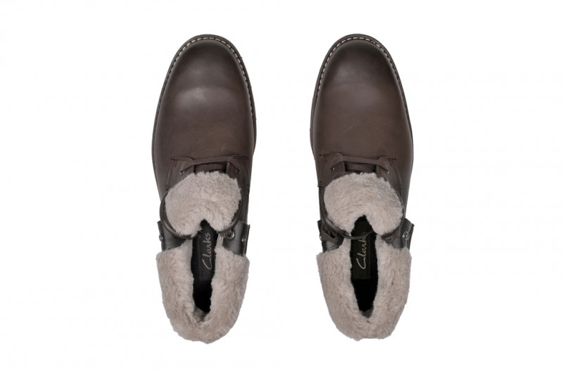 Clarks Naylor Top Stiefelette in dunkelbraun 20356530