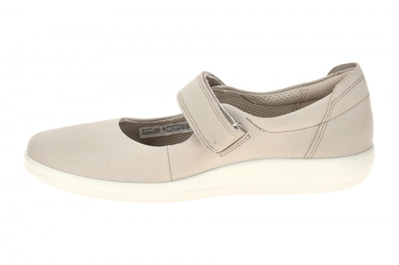 Ecco Soft 2 Schuhe Mary-Jane Ballerina grau 207503
