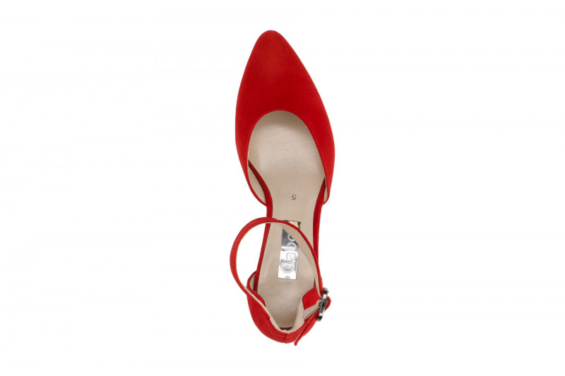 Gabor Riemchen Pumps rot fire Samt 61.340.15