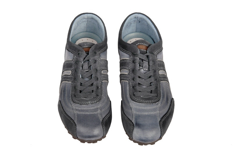 Geox Respira Bis in jeans blau Herren Sneaker