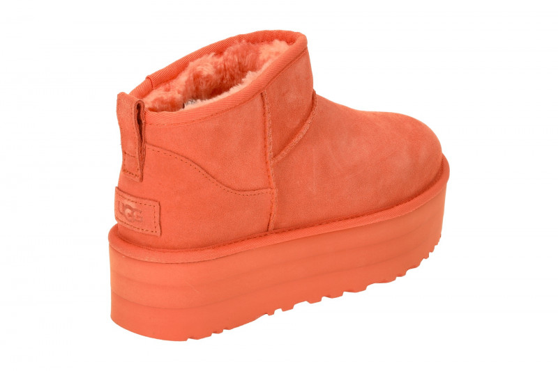 UGG Classic Ultra Mini Platform Stiefel orange vibrant-coral
