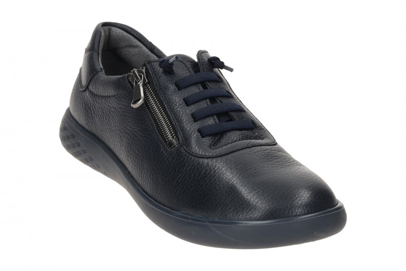 Waldläufer Cloe Schuhe blau notte H-Weite Gummizug 947006