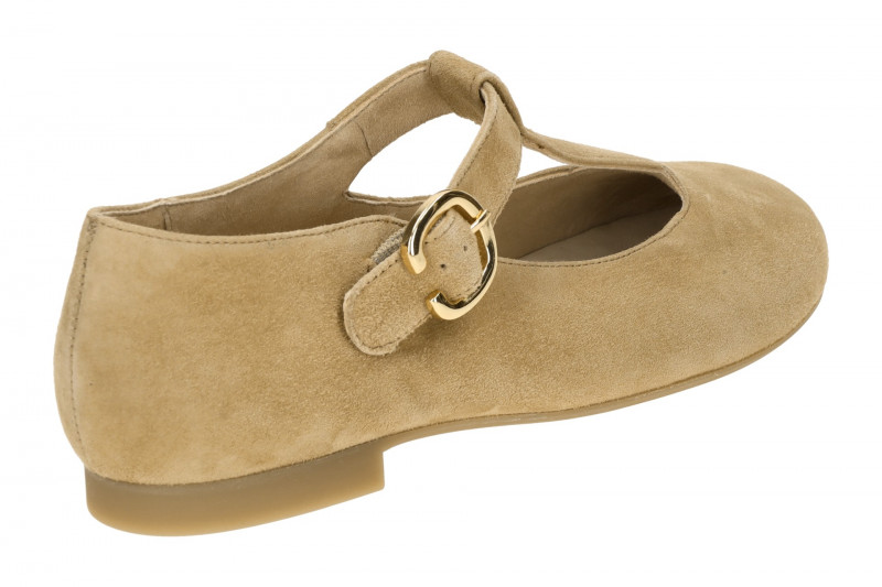 Paul Green Slipper Mary Jane beige T-Steg 1203