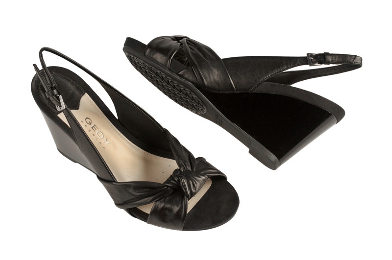 Geox D01N7B Nicole Schuhe schwarz Sandalette