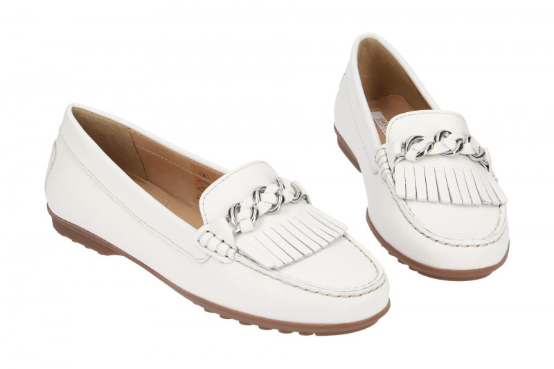 Geox Elidia Schuhe Slipper weiß