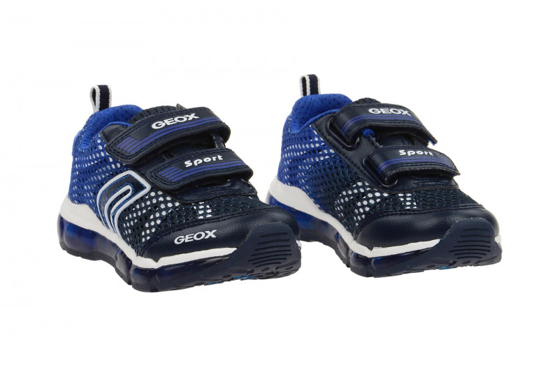 Geox Android Schuhe blau Blinker J6244C