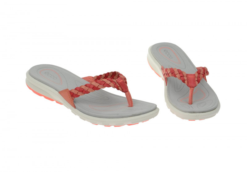 Ecco Cruise Pantolette rosa pink Zehentrenner 84153359918
