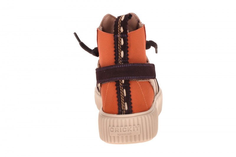 CRICKIT Rebeka Stretch Mid Sneaker taupe braun bunt