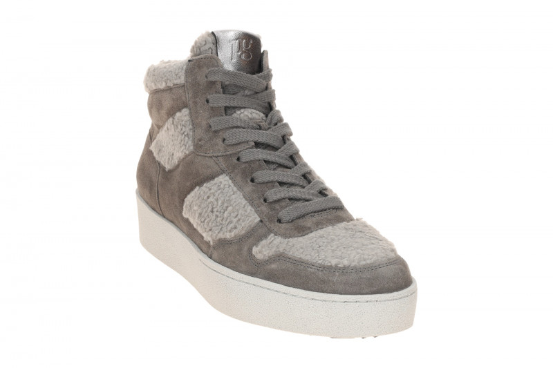 Paul Green Winter Schuhe Stiefelette grau Fell 5470