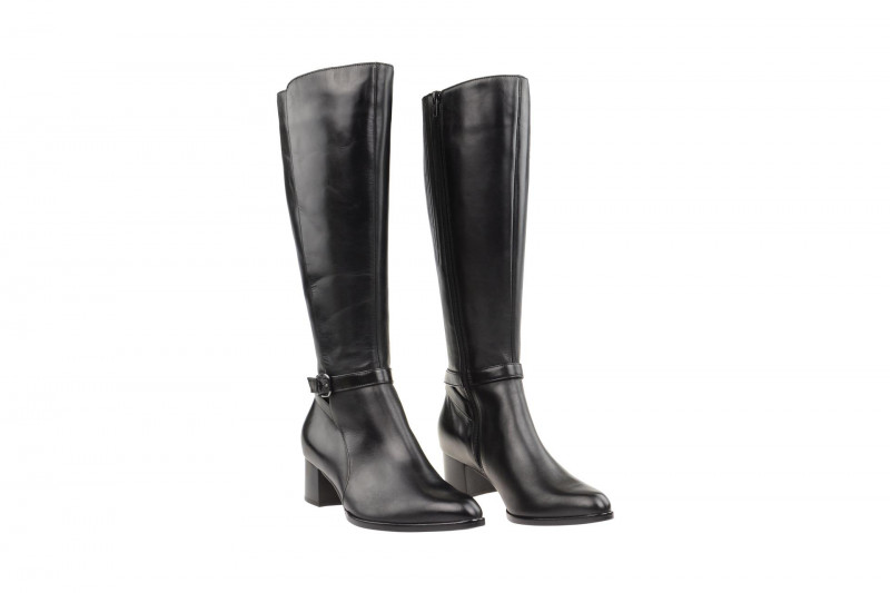 Högl Stiefel schwarz Damen Langschaft 8-10 4440 0100
