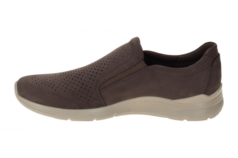 Ecco Irving Schuhe Slipper braun mocha gelocht