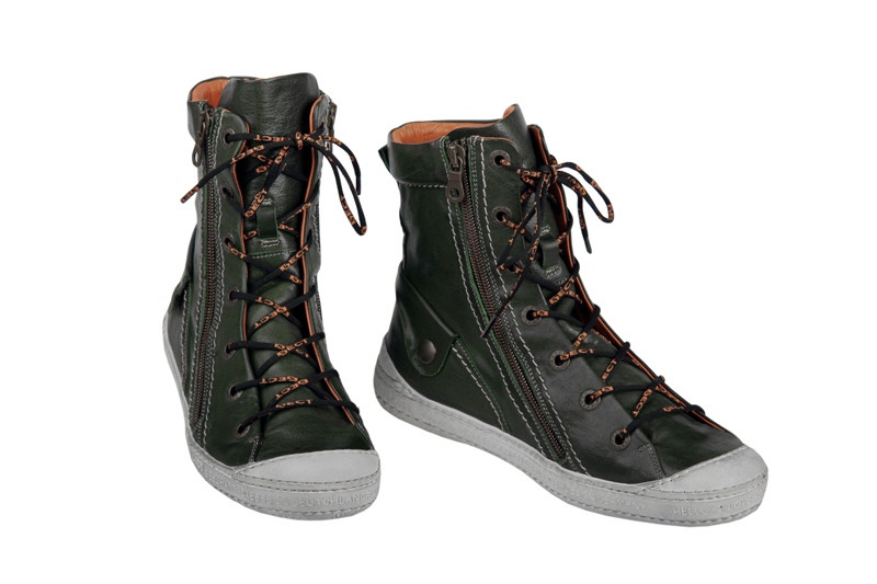 Eject Dass E-12998 Stiefelette dunkelgrün