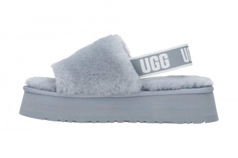 UGG Disco Slide Sandalen Hausschuhe grau ash-fog 1112258