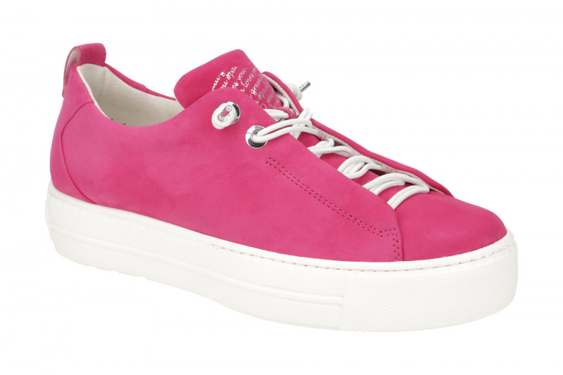 Paul Green Sneaker Plateau Schuhe pink Nubuck 5017