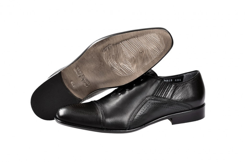 Bello Nappa Nero Schuhe in schwarz Slipper D0849