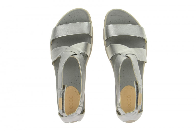 Ecco Damara Sandale alusilver grau 24815301708