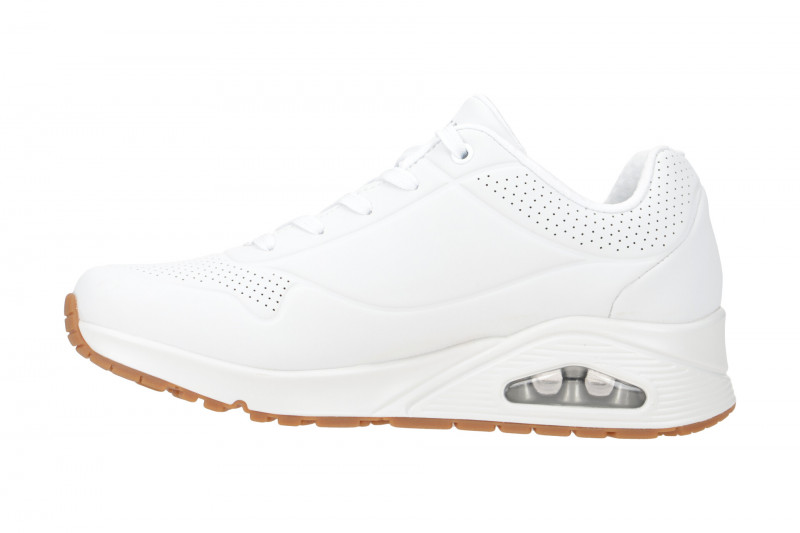 Skechers Uno Schuhe weiß braun Damen Sneakers 73690