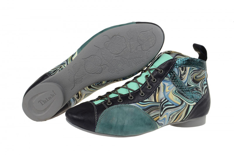 Think Guad Stiefelette blau kombi 0-80288-88