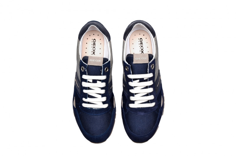 Geox Speed P Schuhe in blau grau Sneakers U32X1P