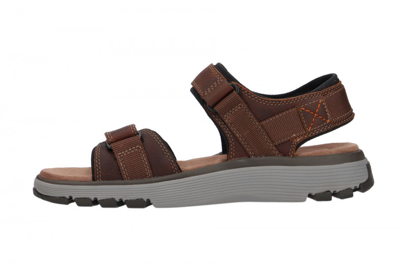Clarks UnTrekPart Herren Sandale braun
