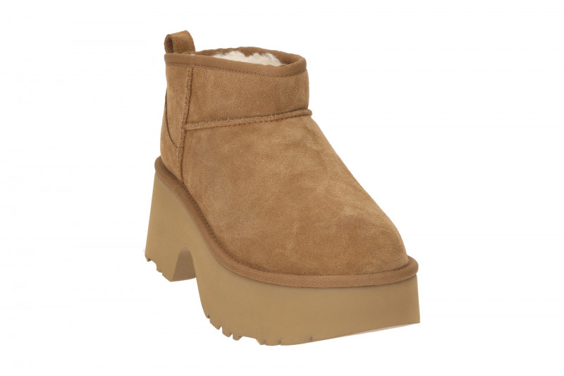 UGG Classic Ultra Mini New Heights Stiefel braun chestnut
