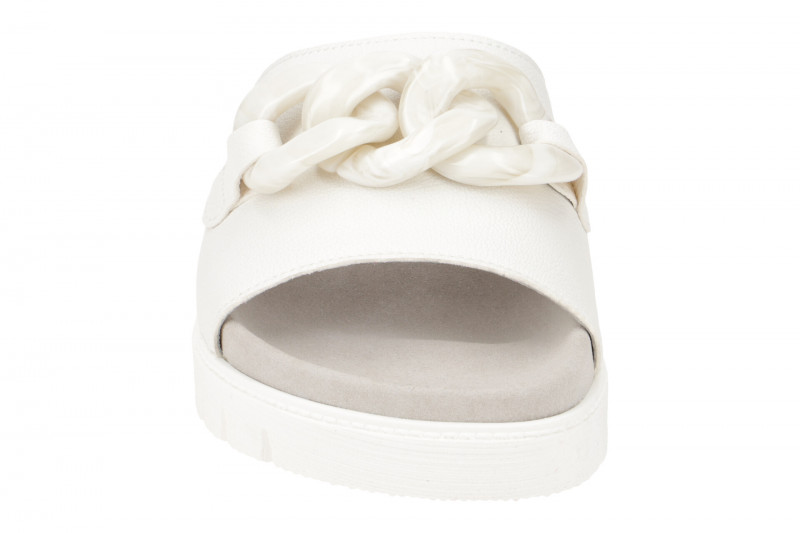 Gabor Glamour Pantolette weiß Nappa 43.743.20