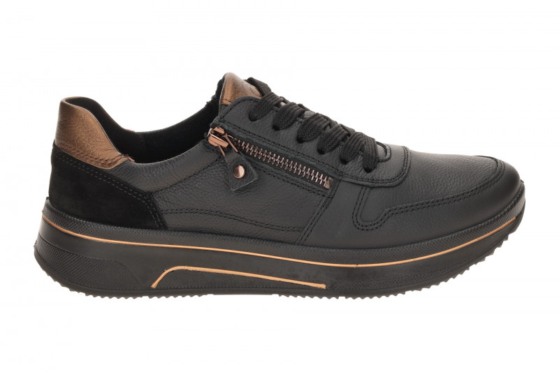 ARA Sapporo 3 Schuhe Sneaker schwarz matt 1227540