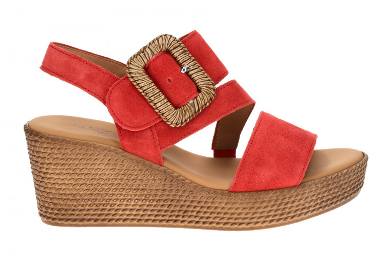 Gabor Wedges Keil Sandale rot chilli 84.771.15